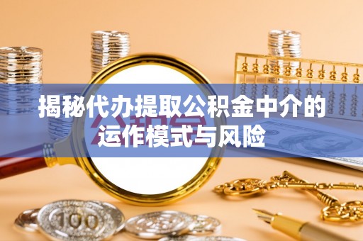 忠县揭秘代办提取公积金中介的运作模式与风险