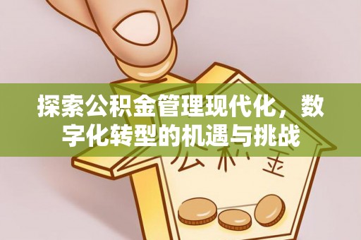 忠县探索公积金管理现代化，数字化转型的机遇与挑战