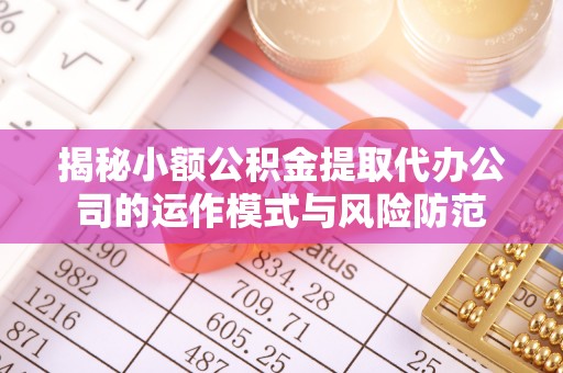 忠县揭秘小额公积金提取代办公司的运作模式与风险防范