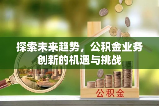 忠县探索未来趋势，公积金业务创新的机遇与挑战