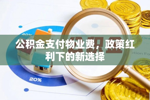 忠县公积金支付物业费，政策红利下的新选择