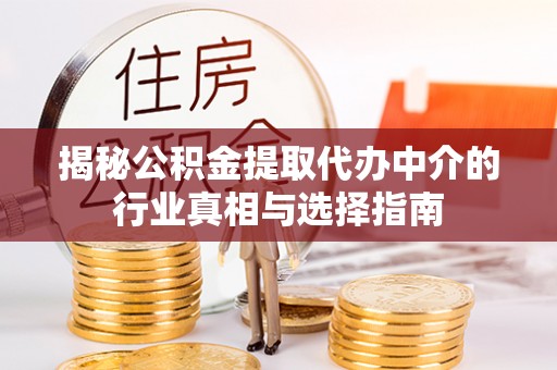 忠县揭秘公积金提取代办中介的行业真相与选择指南