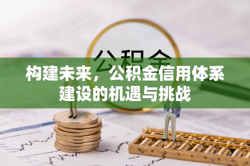 忠县构建未来，公积金信用体系建设的机遇与挑战
