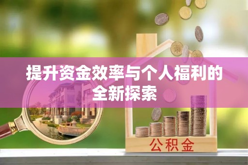 忠县提升资金效率与个人福利的全新探索