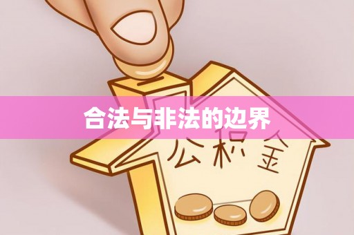 忠县合法与非法的边界