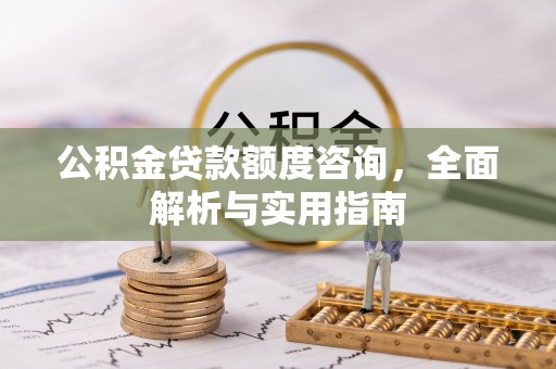 忠县公积金贷款额度咨询，全面解析与实用指南
