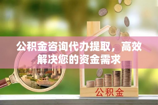 忠县公积金咨询代办提取，高效解决您的资金需求