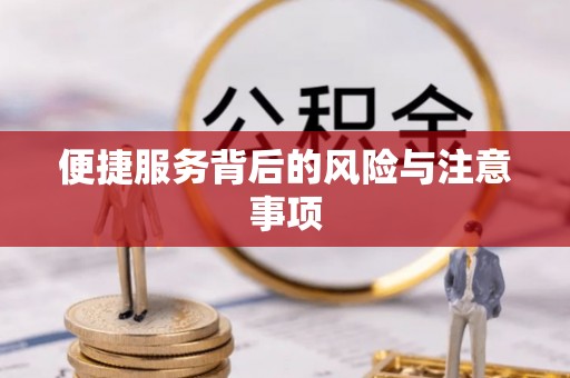 忠县便捷服务背后的风险与注意事项